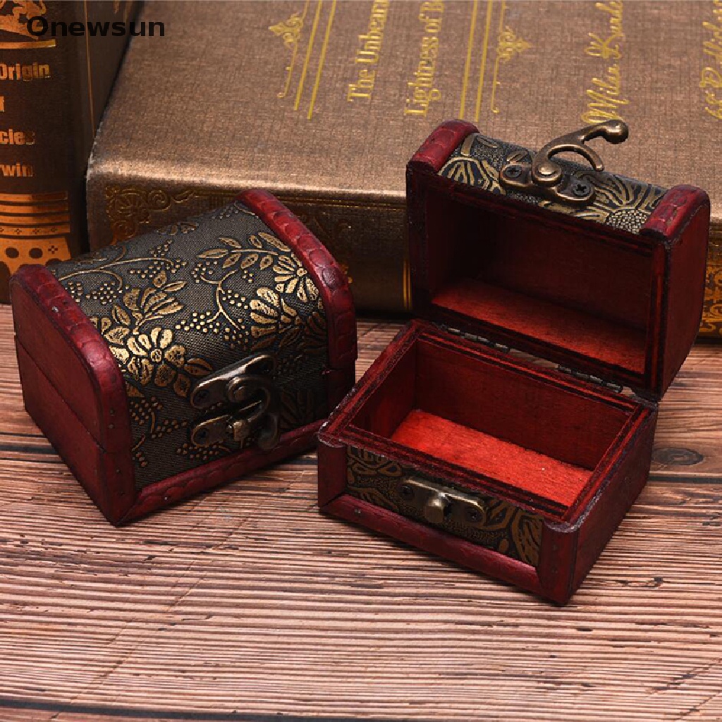 Hộp Gỗ Mini Đựng Kho Báu Tiện Dụng