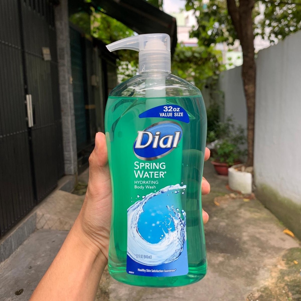 Sữa tắm Dial Spring Water Hydrating Body Wash Mỹ 946ml - Hàng nhập khẩu