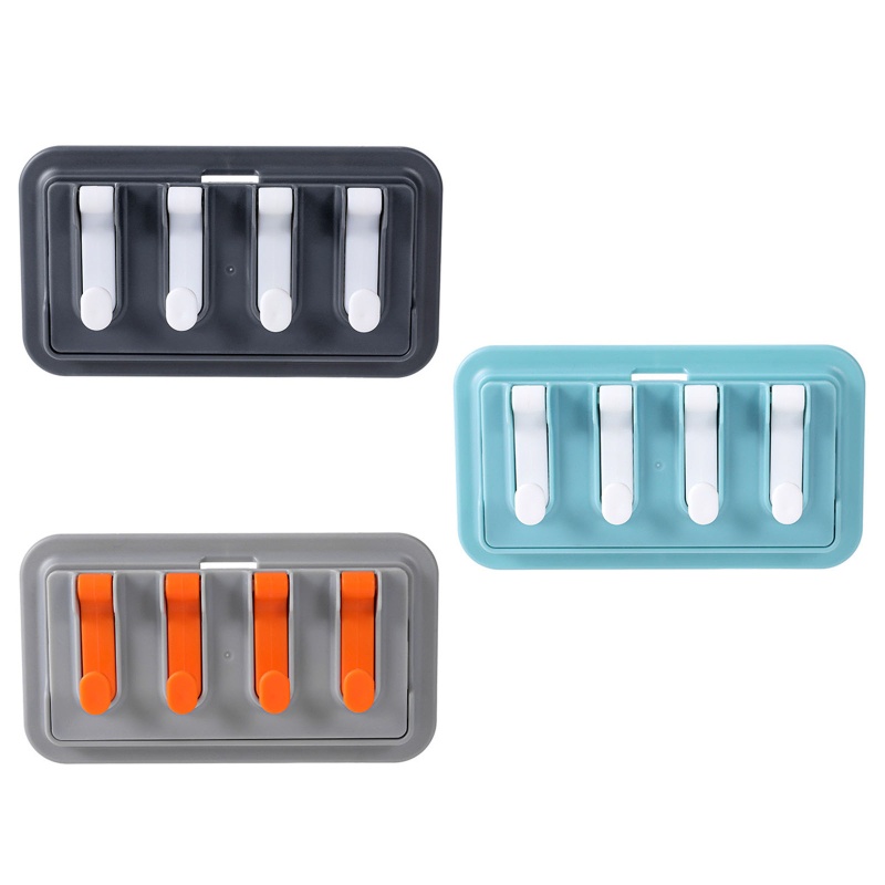 Giá Treo Khăn Đa Năng Bằng Nhựa Gắn Tường Không Cần Khoan