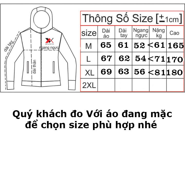 Áo Khoác Thun Nam Chống Nắng Cao Cấp Không Nón [50-80kg]