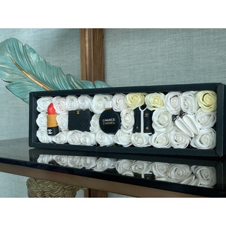 Set quà FLORITTA [Thạch cao thơm + Hoa sáp vĩnh cửu]