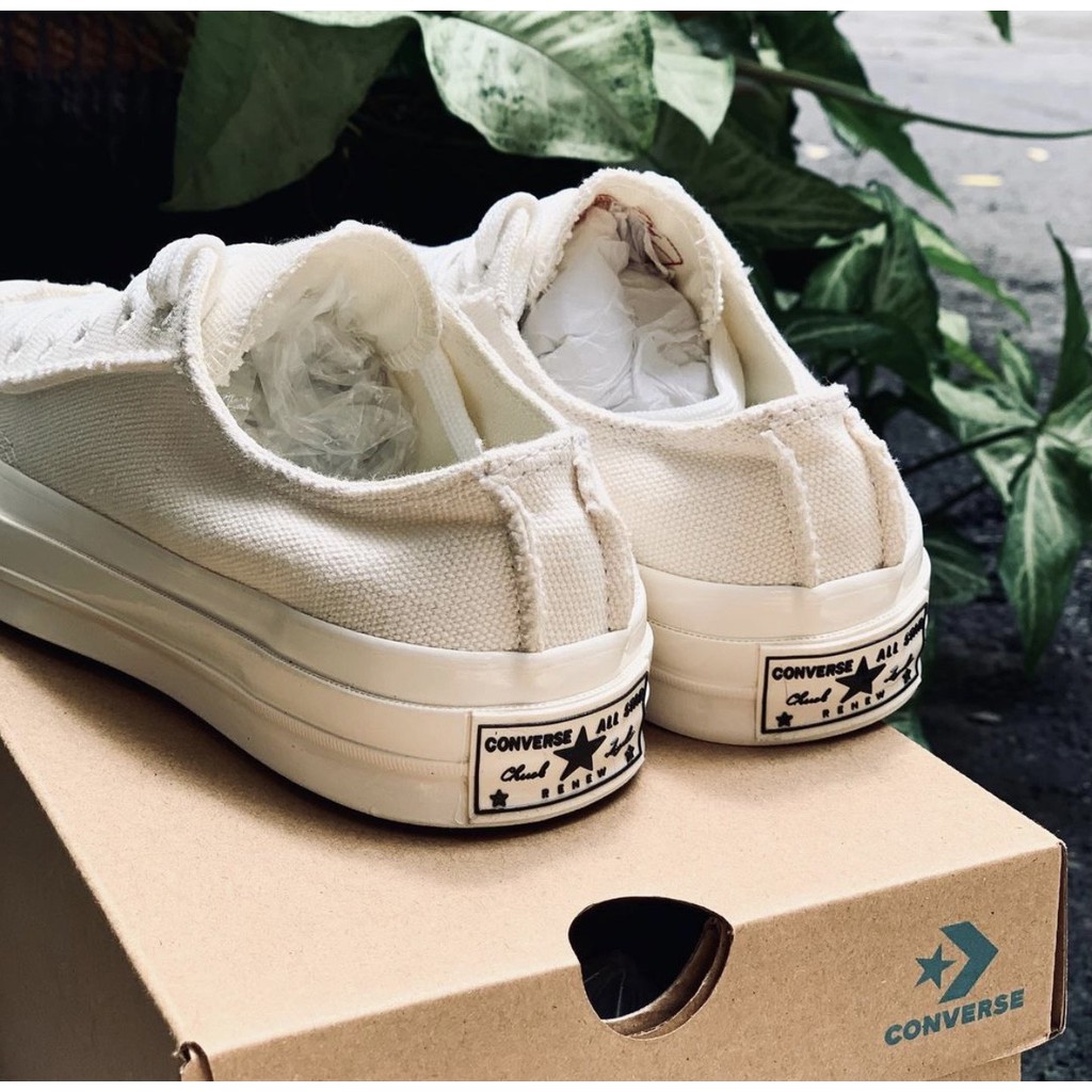 giày sneaker [ CHÍNH HÃNG ] conversee chuck renew - phối màu cream white cực đẹp- sản phẩm đã dành TOP 1 thịnh hành 2020