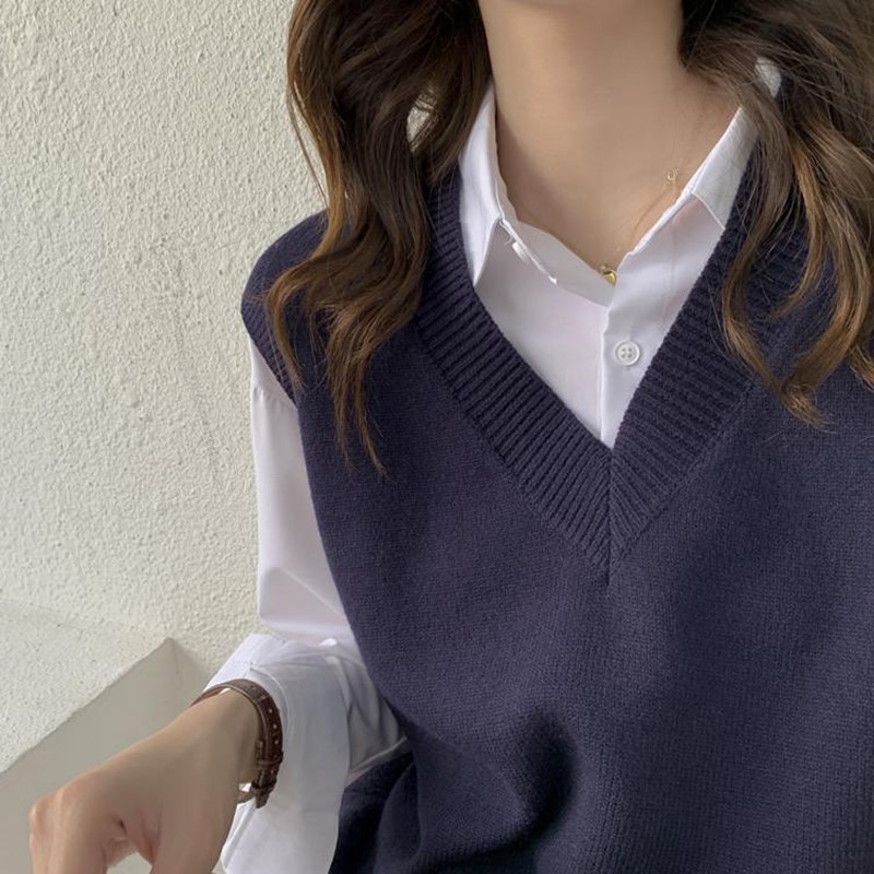 Áo khoác ghi lê Pure Cube chất len sành điệu cao cấp cho nữ