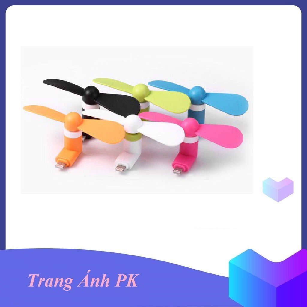 Quạt Mini 2 cổng Iphone,Samsung