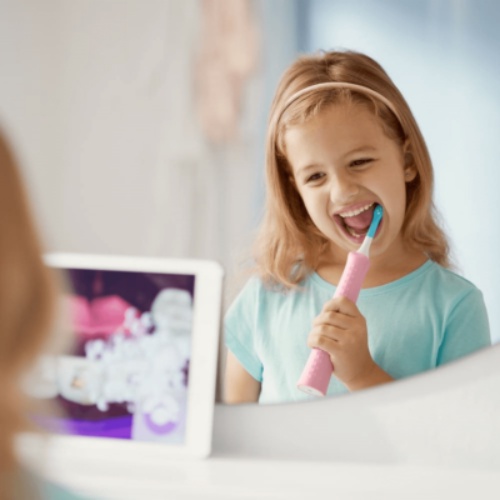 Bàn chải điện cho bé Philips Sonicare For Kids HX6322/04 - Bảo hành 1 năm, Shop Mecici