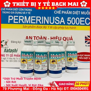 Thuốc diệt muỗi permerinusa 500ec - chai 100ml - ảnh sản phẩm 3