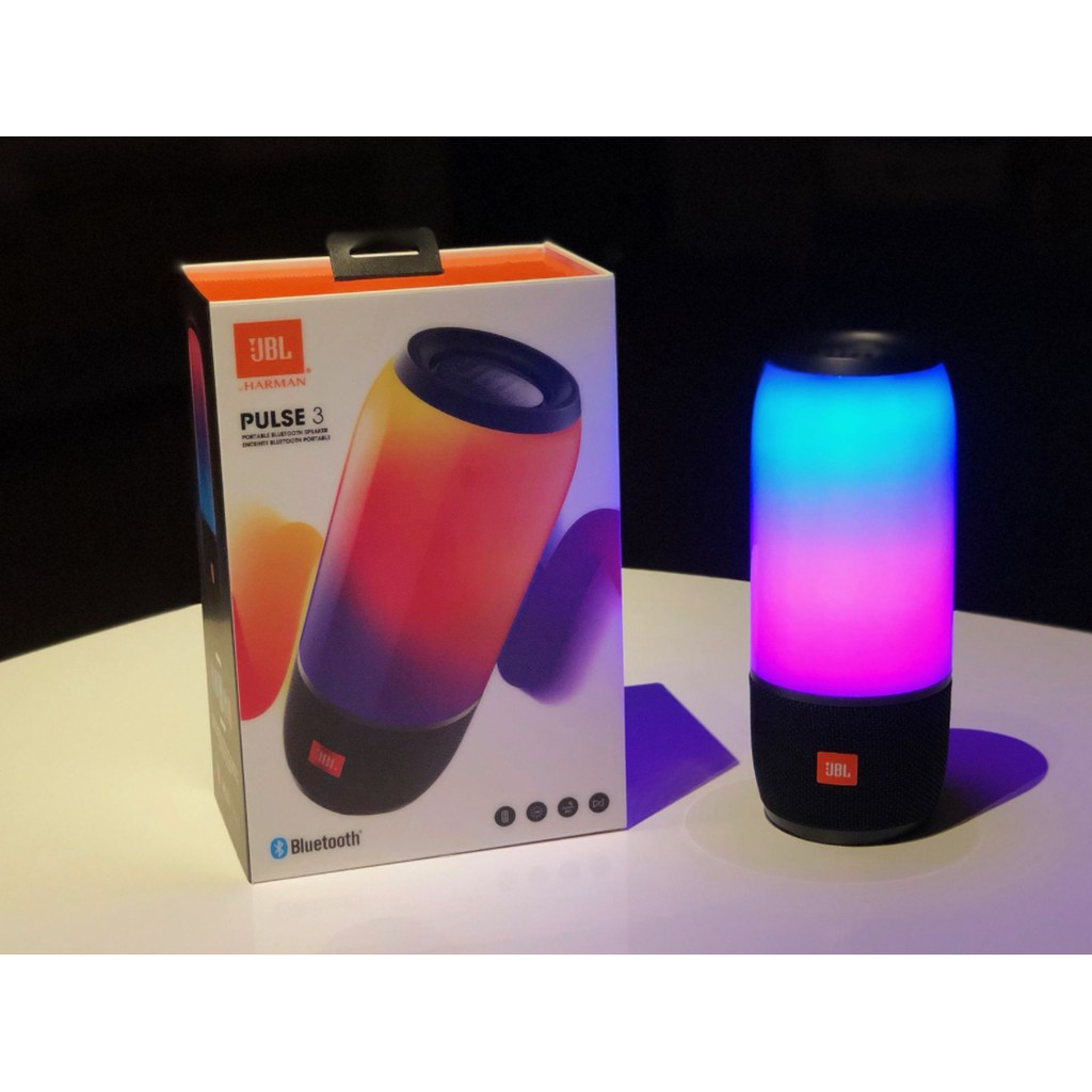 [ Loa Phát Sáng ] JBL Pulse 3 - 20W (Fullbox) New 100%, Đèn LED 360 độ, Âm Thanh Sống Động,- BẢO HÀNH ĐỔI MỚI.