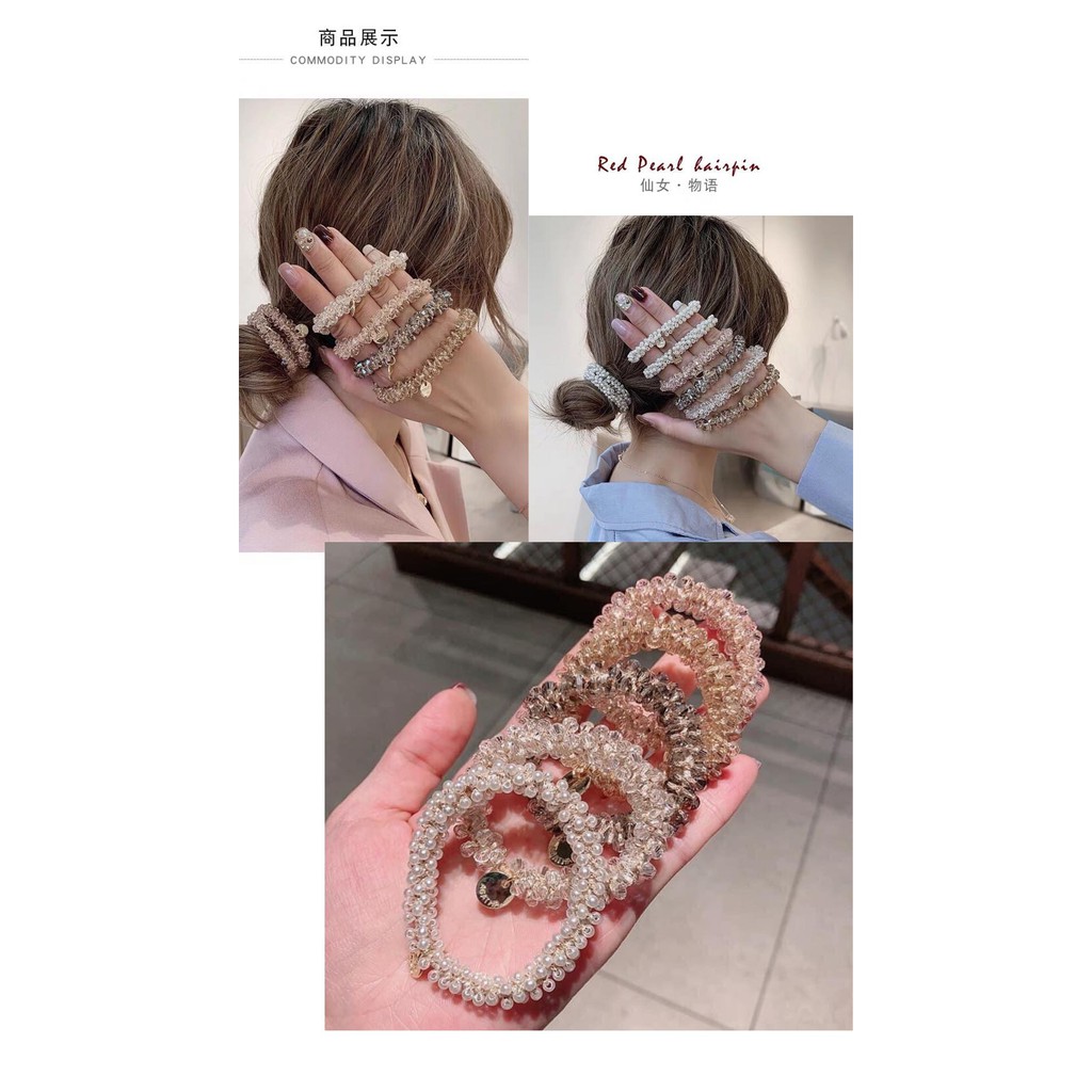 DÂY BUỘC TÓC STYLE HÀN QUỐC ( KHÁCH ĐẶT NHỚ GHI TÊN FB Ở GHI CHÚ )