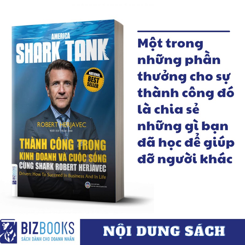 Thế giới doanh nghiệp: BIZBOOKS - Sách - Thành Công Trong Kinh Doanh Và Cuộc Sống Cùng Shark Robert Herjavec