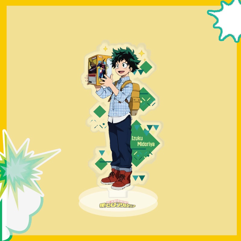 ( Dạo Phố ) Standee Boku No Hero Academia Học viện anh hùng tượng acrylic anime mica chibi trang trí trưng bày mô hình