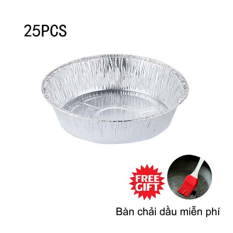 khay giấy bạc lót nồi chiên không dầu, khuôn giấy bạc, giấy bạc nướng đủ các size 18 20 22