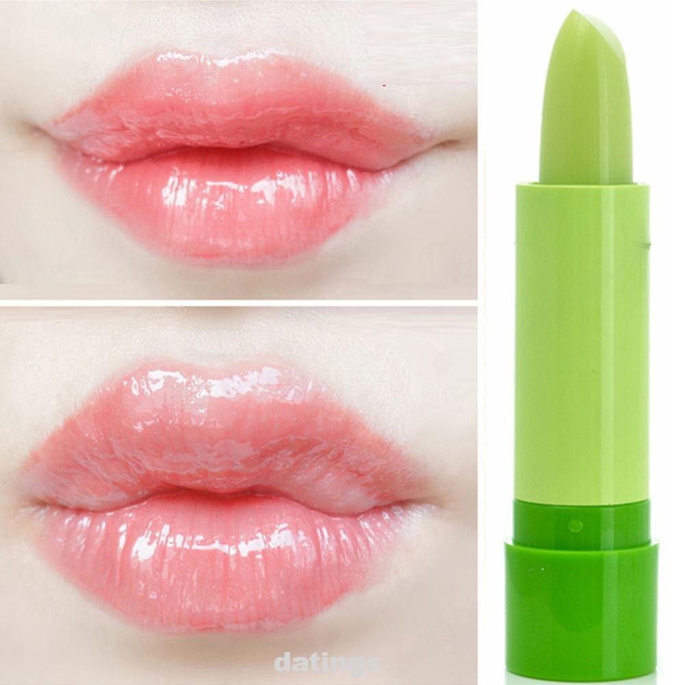 (Hàng Mới Về) Son Dưỡng Môi Thay Đổi Màu Sắc Theo Nhiệt Độ Lâu Trôi