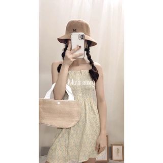 váy hai dây hoa nhí (ảnh thật shop tự chụp)