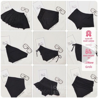 Quần, Váy bikini đi biển, đồ bơi cho nữ màu đen đạ dạng mẫu mã