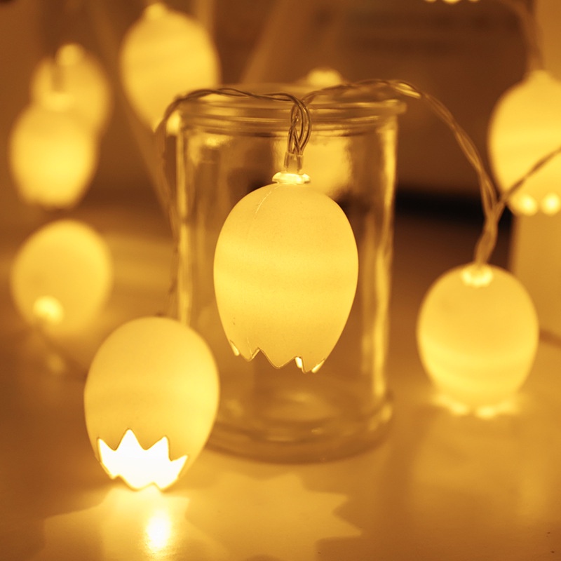 Đèn dây đèn trang trí nhà cửa quán cafe Hình Quả Trứng Gà