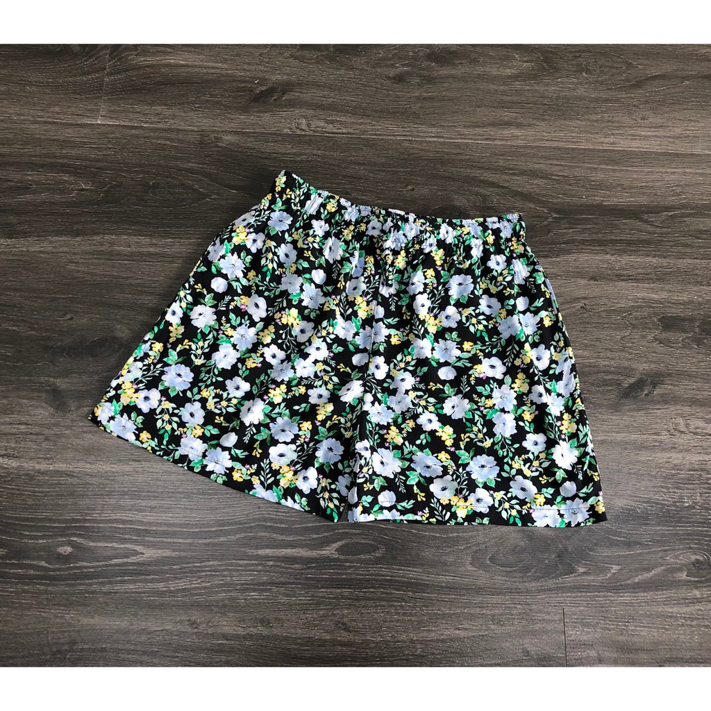 Quần short lanh họa tiết