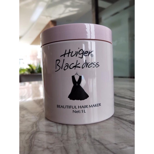 Kem ủ xả tóc siêu mượt HUIGER Black dress 1000ml | BigBuy360 - bigbuy360.vn