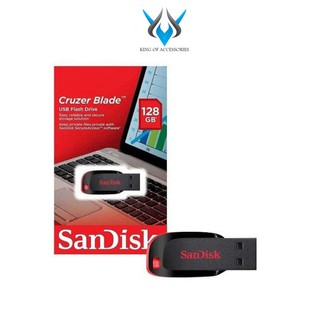 USB 2.0 Sandisk Cruzer Blade CZ50 128GB (Đen)