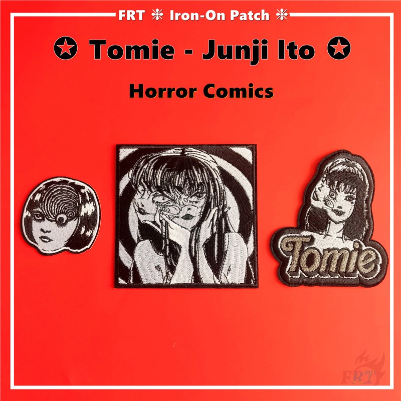 ☸ Sticker Ủi Thêu Hình Truyện Tranh Kinh Dị Tomie Uzumaki ☸ 1 Sticker Ủi Thêu Hình Manga