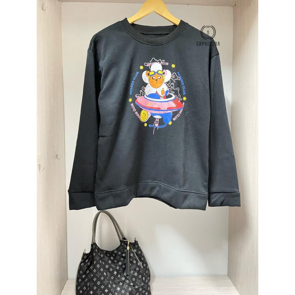 Áo Thun Sweater Nam Nu Unisex Thời Trang Form Rộng Áo Thun Tay Dài Cặp Đôi Đẹp Cao Cấp - Saphisdra ❤️