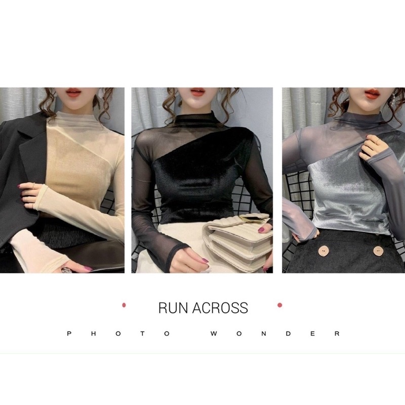 Áo tuyết nhung giữ nhiệt dành cho nữ