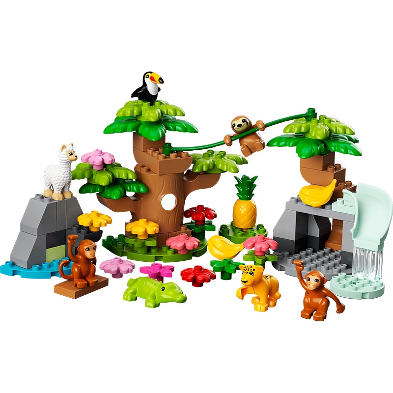 Đồ Chơi LEGO Khám Phá Thế Giới Động Vật Nam Mỹ 10973 (71 chi tiết)