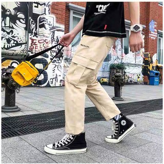 Quần jogger nam nữ thời trang 4YOUNG ống suông LV05