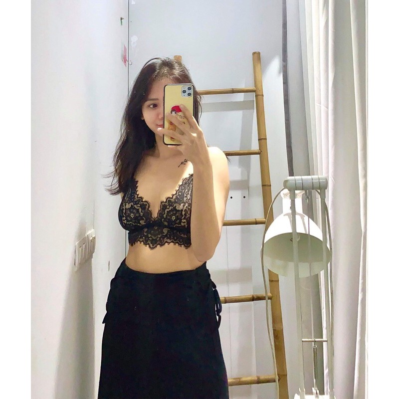 ÁO BRALETTE REN MI thiết kế không gọng, có nhét mút | BigBuy360 - bigbuy360.vn