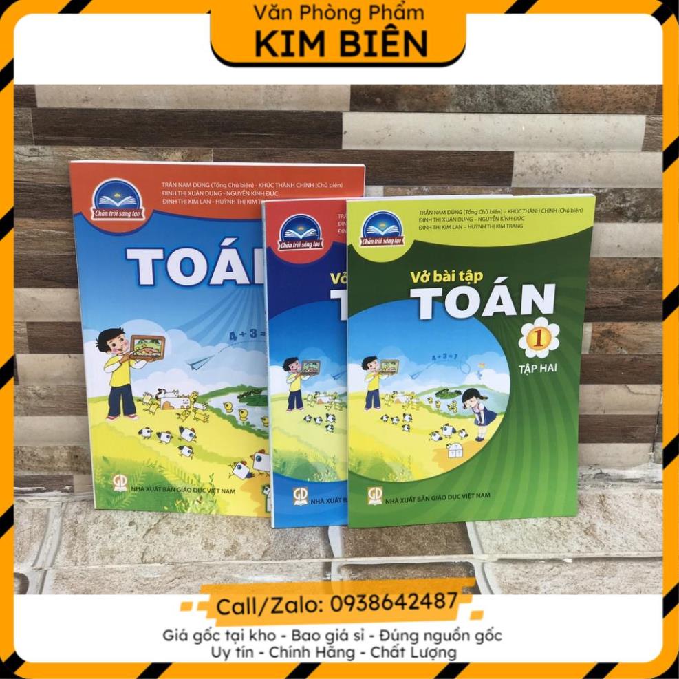 Combo  toán +vbt toán lớp 1 theo chân troi sáng tạo