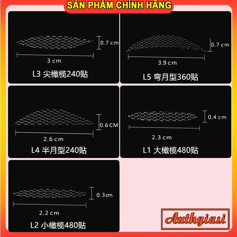 Hộp kích mí lưới cuộn Dream Kiss Eyelid Tape 300 cặp tạo đôi mắt đẹp sắc sảo