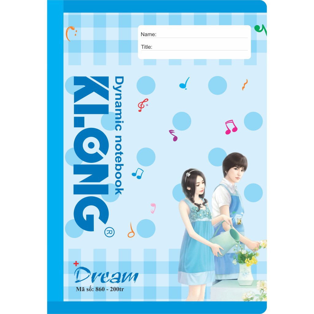 Vở kẻ ngang Klong Dream - 200 trang; MS 860