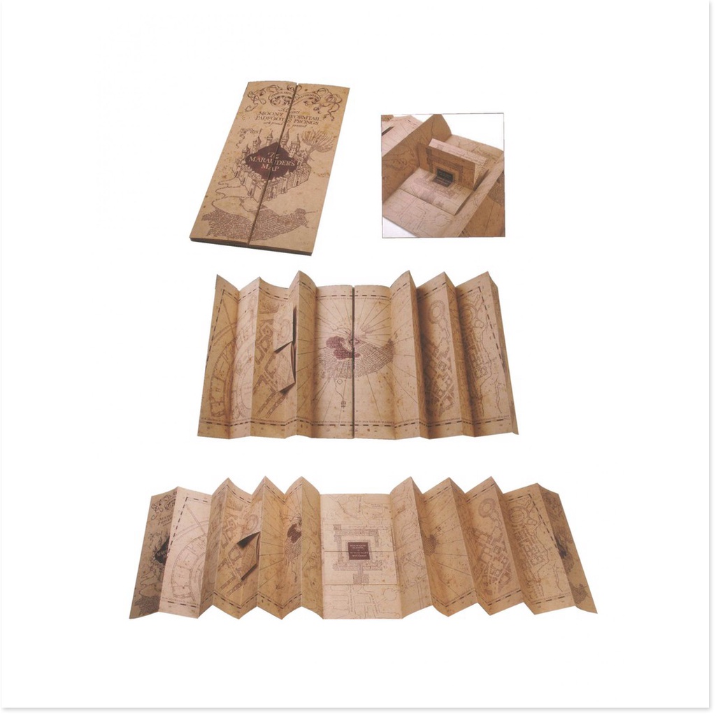 Vật phẩm phim Harry Potter - Bản đồ giải mã