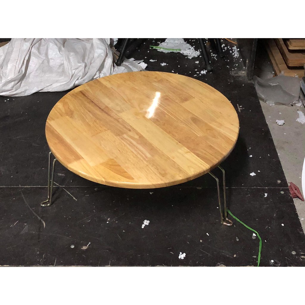 (FREESHIP 50K) Bàn gấp đa năng gỗ cao su chân thấp giá rẻ toàn ảnh thật 100% | BigBuy360 - bigbuy360.vn