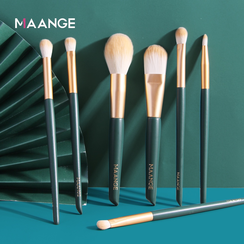 MAGEFY 7 PCS/Set Makeup Brushes Set /Cọ trang điểm đa năng cao cấp chuyên dụng/Cọ trang điểm phấn mắt/ kẻ lông mày/đánh nền/che khuyết điểm/má hồng tiện dụng