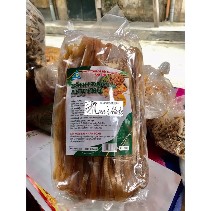 Bánh đa đỏ - bánh đa cua 500gr