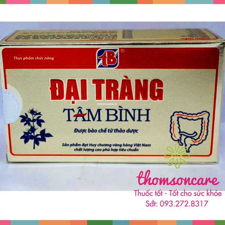 Đại tràng tâm bình - Hỗ trợ ổn định tiêu hóa, đại tràng Hộp 60 viên