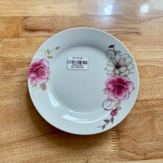 Đĩa sành in bông,đĩa 7 cạn H53