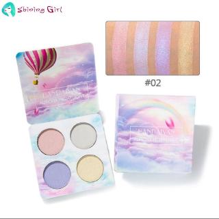 [Hàng mới về] Bảng phấn bắt sáng làm sáng da 4 màu nhũ