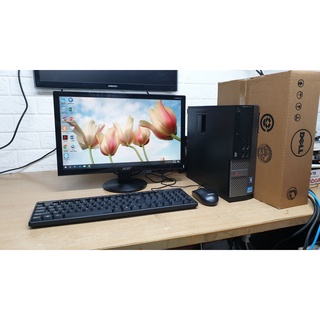 Bộ máy tính dell màn hình 19inch core i7 /ram 8gb /ssd 128gb. máy like new đẹp 99%, zin nguyên bản.