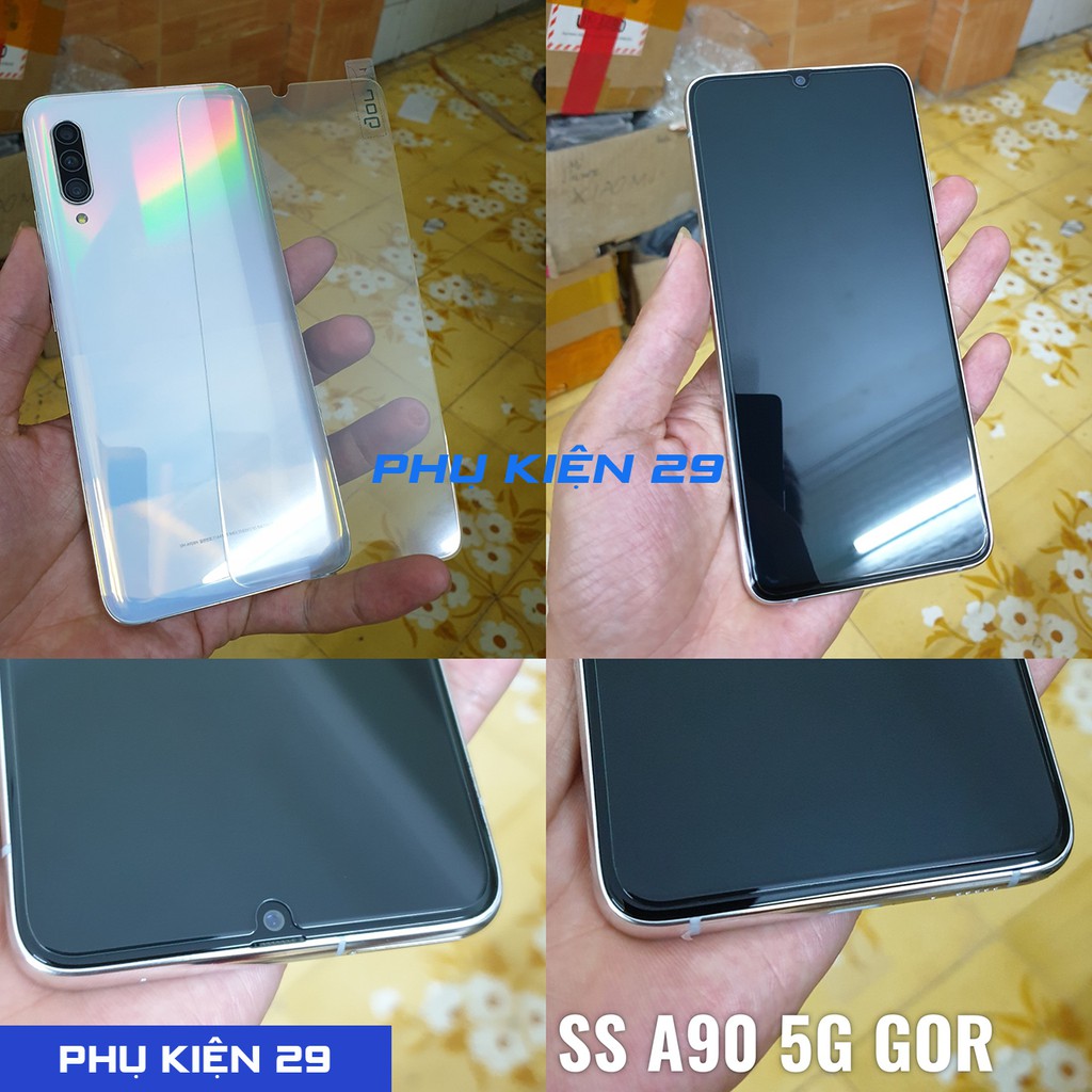 Dán kính cường lực cao cấp vuốt siêu mượt chống bám vân tay GOR