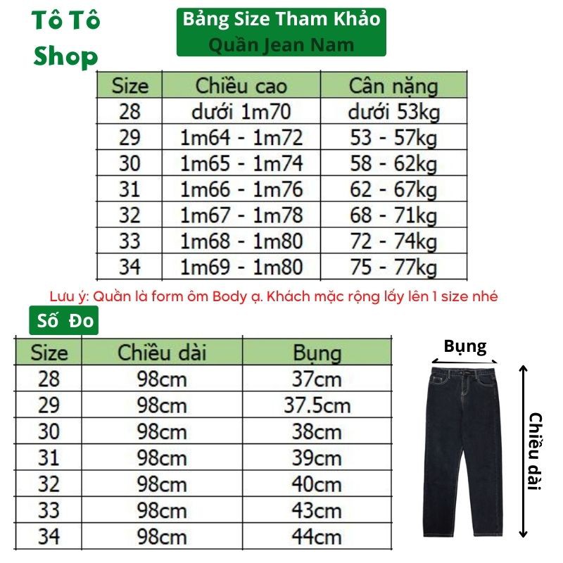 Quần Jean Nam chất Bò cao cấp ❤️FREESHIP❤️ Jean Nam rách đẹp như hình, chất liệu co giãn mẫu mới Tô Tồ Shop - QJNM108