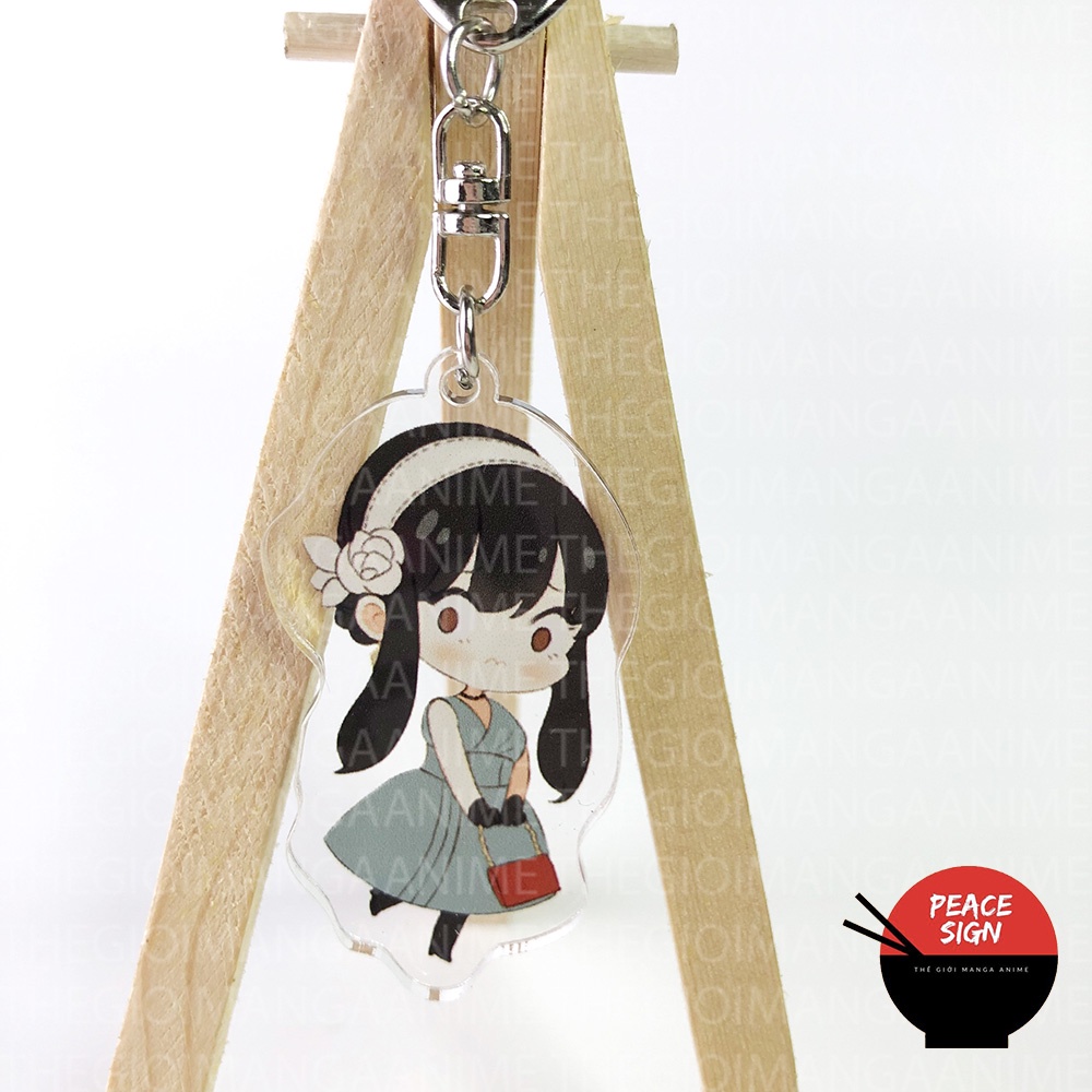 Móc khóa SPY X FAMILY - GIA ĐÌNH ĐIỆP VIÊN YOR anime chibi mica trong acrylic mẫu mới
