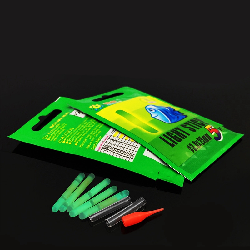 Set 5 que huỳnh quang giúp định vị vị trí phao câu cá vào ban đêm
