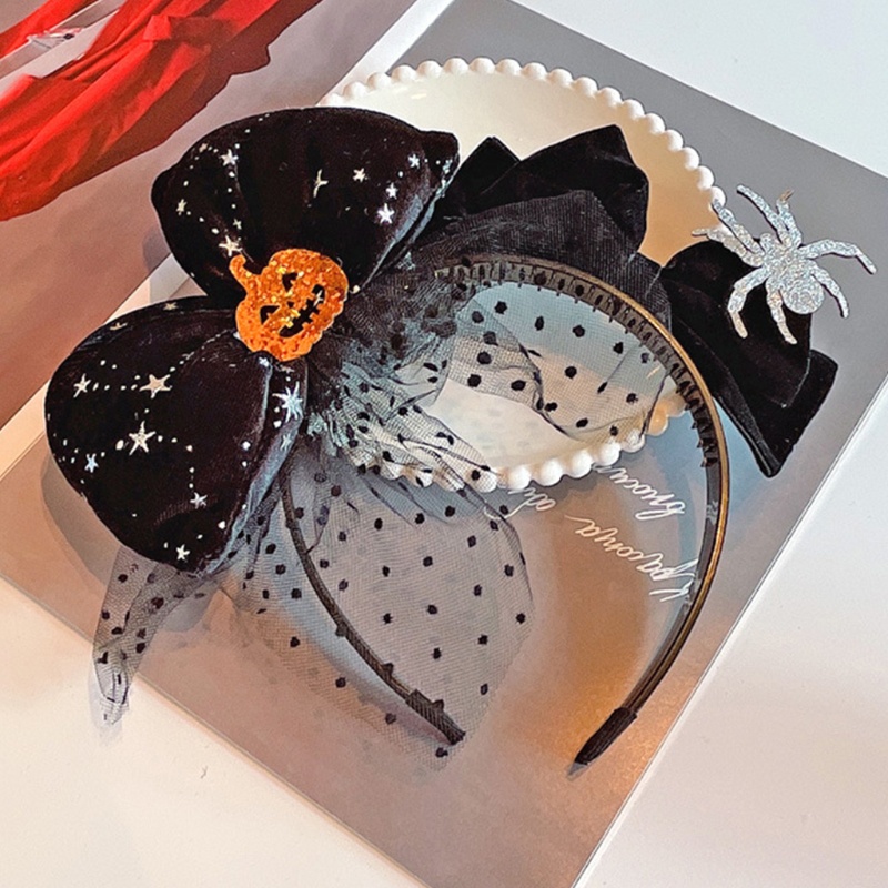 Kẹp Tóc Hình Nón Halloween Đính Kim Sa Lấp Lánh 10MK
