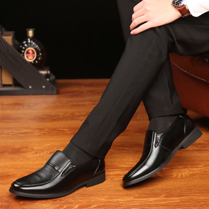 Giày tây nam màu đen phong cách doanh nhân