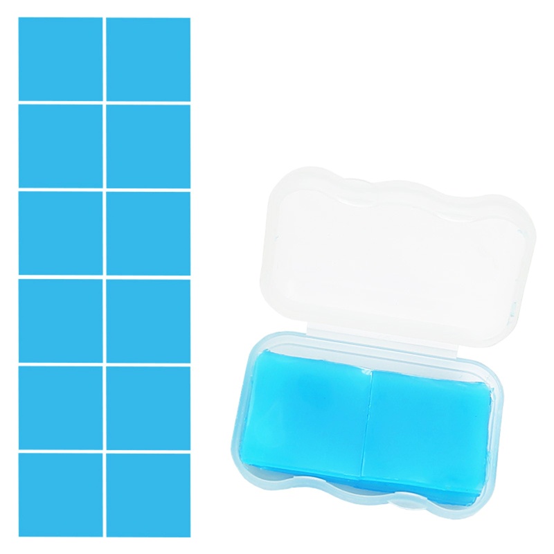 Set 12 Sáp Làm Tranh Đính Đá Nhiều Màu Kèm Hộp Đựng