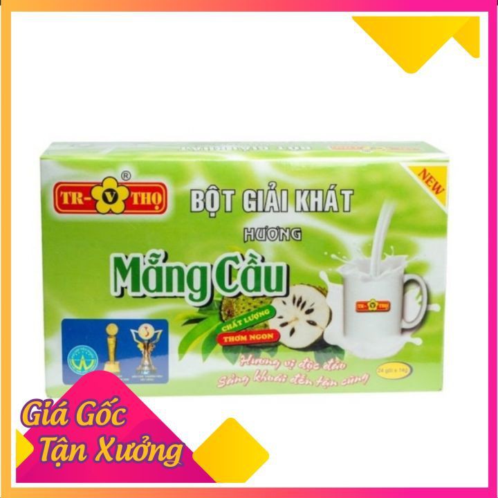 Bột giải khát hương mãng cầu ✨ đổi trả trong vòng 7 ngày ✨ nước uống giải khát, giảm nhiệt, thanh mát 😍