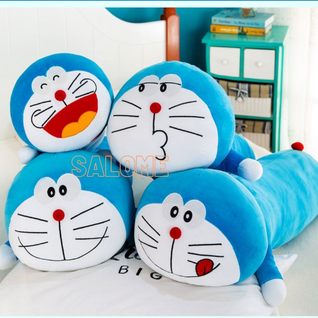 Gấu Bông Doraemon Nằm Size 1m tphcm, Gấu Bông Doremon To, Kiểu Dáng Cute, Thú Nhồi Bông doremon Cute Dễ Thương Đẹp