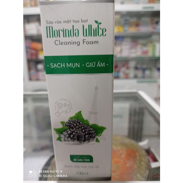 Sữa rửa mặt chiết xuất từ rễ dâu tằm Morinda white