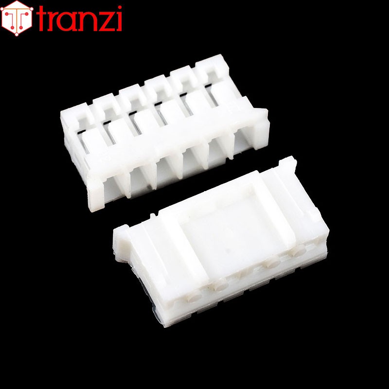 Vỏ header 2.0mm PH2.0 6P 7mm trắng - túi 50 cái